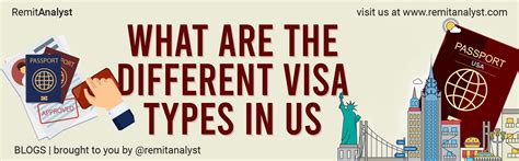 What Are The Different Visa Types In The Us By Hitesh Joshi