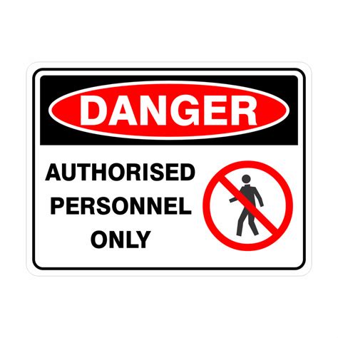 authorised personnel only symbol buy now discount safety signs australia