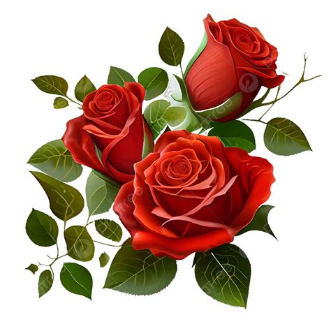 Valentines Day Lovely Red Roses Red Roses Roses Flowers Png