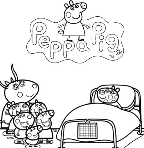 Peppa Pig Para Colorir 20 Desenhos De Pintar Cantinho Infantil Da Mamãe