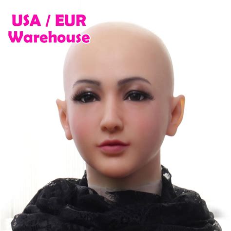 Dokier Realistic Silicone Full Head Masks Face Female Masquerade Halloween Cosplay Drag Queen