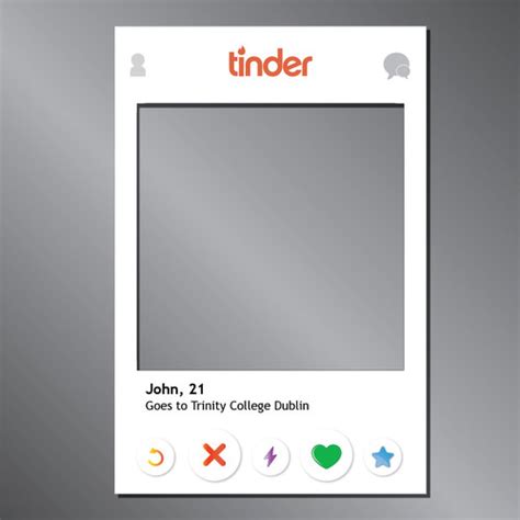 Tinder Profile Photo Prop Frame Rspd