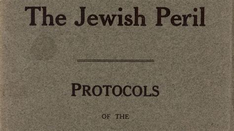 Protocols Of The Elders Of Zion Summary And Facts Britannica