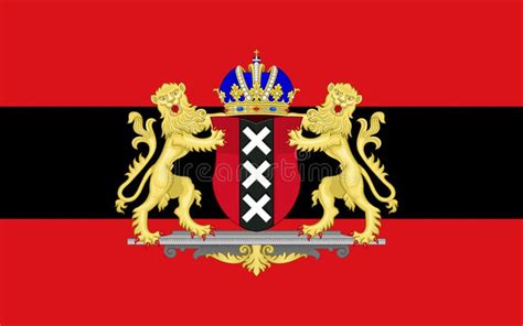 flag of amsterdam stock illustration illustration of netherlands 2158679