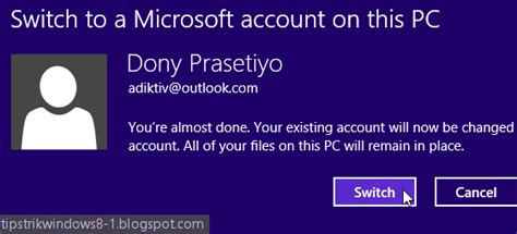 Cara membuatnya dapat anda simak dibawah ini Cara Membuat Akun Microsoft dan Mengganti User Lokal ke Akun Microsoft di Windows 8.1 dan Windows 10