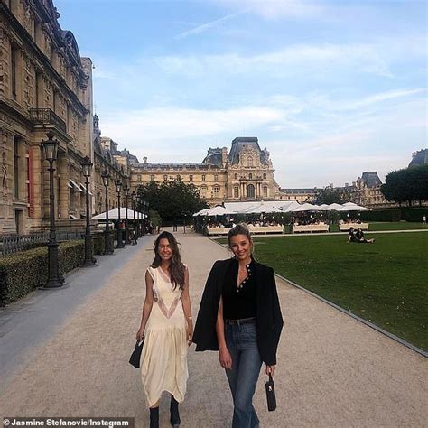 Jasmine Yarbrough Cuts A Stylish Figure In Paris With Business Partner And Best Friend Tamie