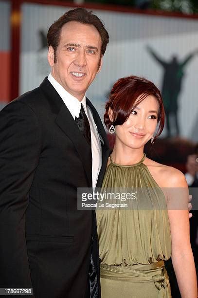Nicolas Cage Wife Alice Kim Photos And Premium High Res Pictures