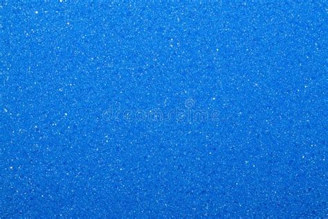 Background Is Blue Foamthe Texture Of A Blue Foam Sponge Stock Photo