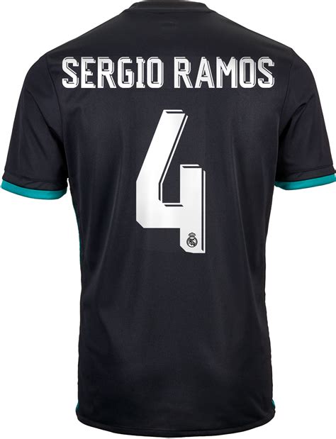 Adidas Sergio Ramos Real Madrid Away Jersey 2017 18 Soccerpro