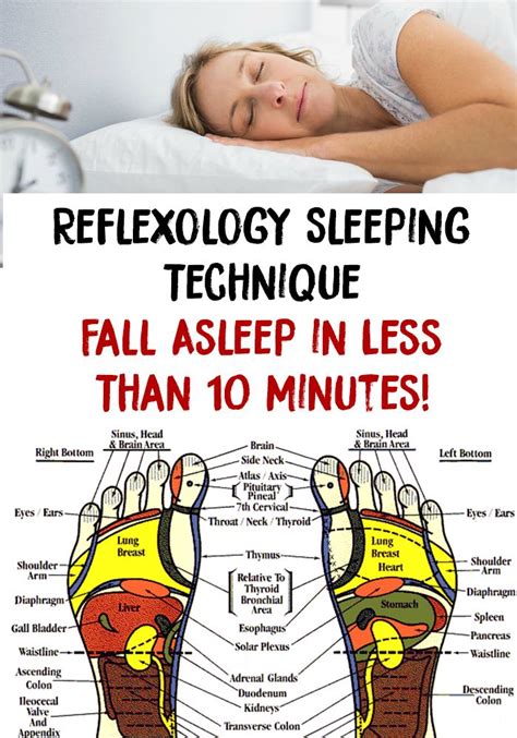 Reflexology Sleeping Technique Fall Asleep In Less Than Minutes