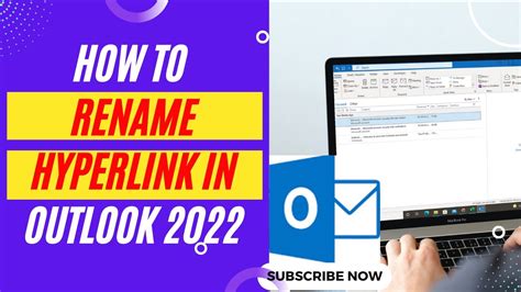 How To Rename Hyperlink In Outlook 2022 Youtube