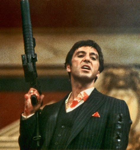 Al Pacino En El Precio Del Poder Scarface 1983 Scarface Movie