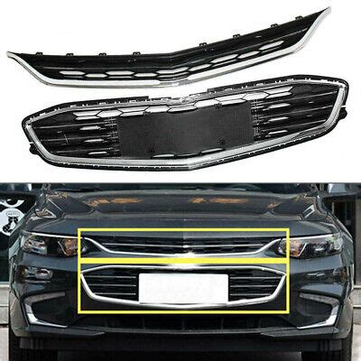 Front Bumper Upper Grille For Chevrolet Malibu Honeycomb Mesh My Xxx