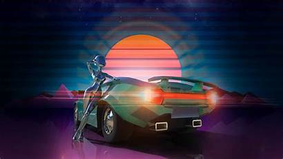 Retro Neon Synthwave 80s Wallpapers Drive Pubg