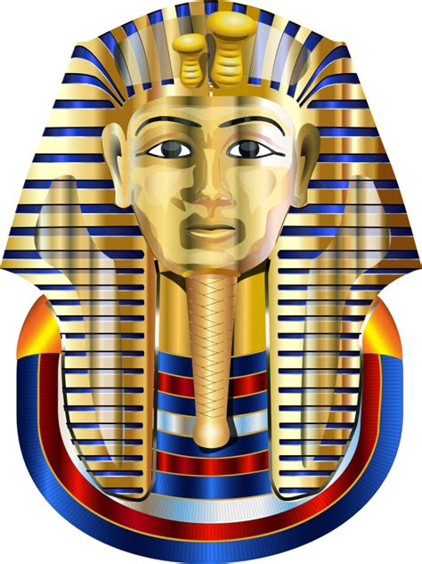 Golden Mask Tutankhamun Variation 2 Openclipart