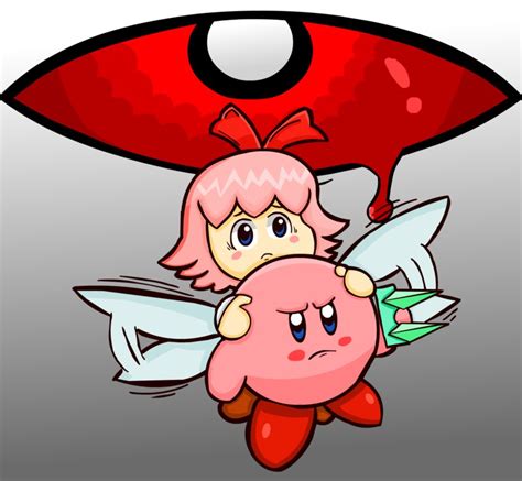 Kirby And Ribbon Kirby Fan Art 41548059 Fanpop