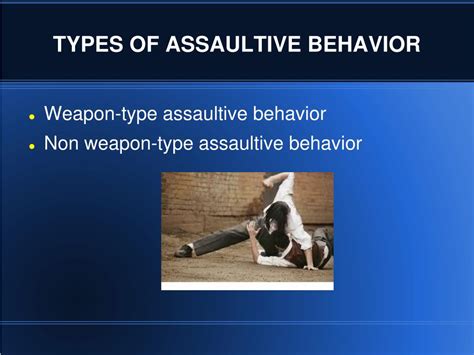 Ppt Assaultive Behavior Management Compiled By John Nwankwo Jane C