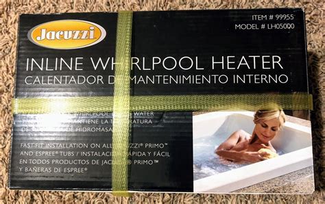 Assorted bathroom and shower accessories. Bathtubs 42025: Jacuzzi Inline Whirlpool Heater Lh05000 ...