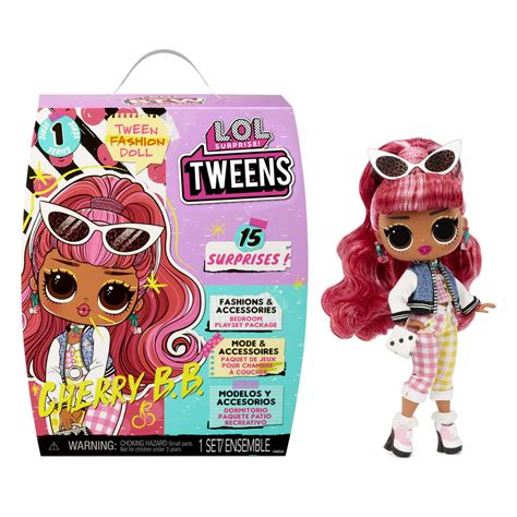 Lol Surprise Tweens Fashion Doll Cherry Bb With 15 Surprises Walmart