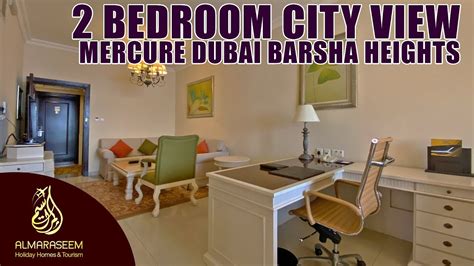 mercure dubai barsha heights 2 bedroom city view youtube