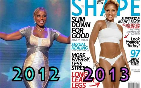 Mary J Blige Looking Amazing On The Cover Of Shape Magazine Workout Moves Fitness Tips