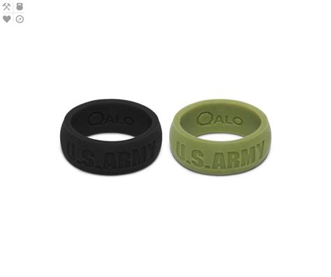 Mens Us Army Q2x Silicone Ring Bundle From Qalo Men Silicone