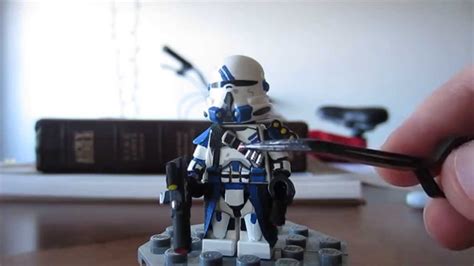 Custom Lego Star Wars 501st Airborne Clone Trooper Minifigure Hd