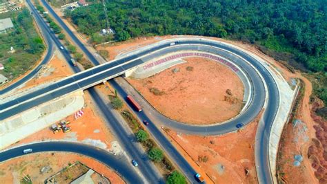 Double trumpet interchange with tall plaza design cad template dwg. Breath-Taking Aerial View Of Roads In Abuja - Photos ...