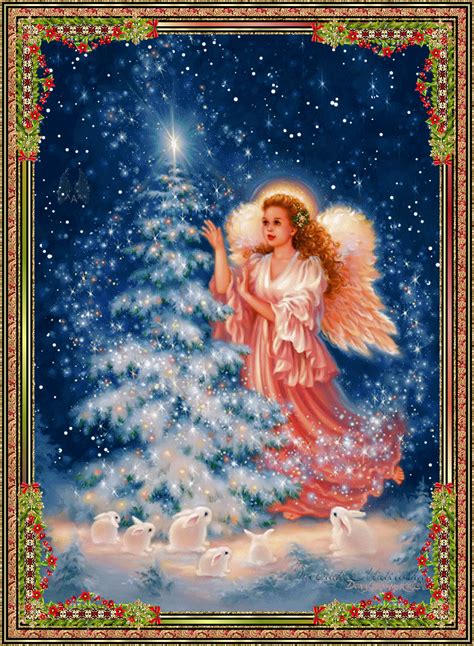 Beautiful Christmas Angel Angels Fan Art Fanpop