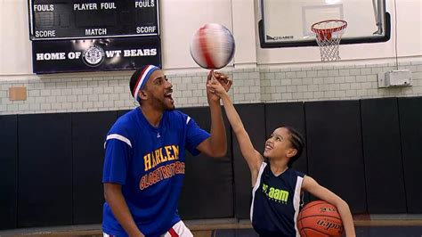 Harlem Globetrotter Surprises 9 Year Old Basketball Star You Got Some