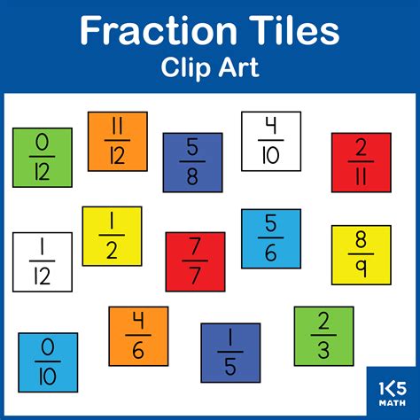Printable Fraction Tiles
