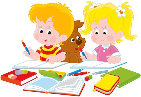Homework Student Writing Clip Art Student Png Download 16001107