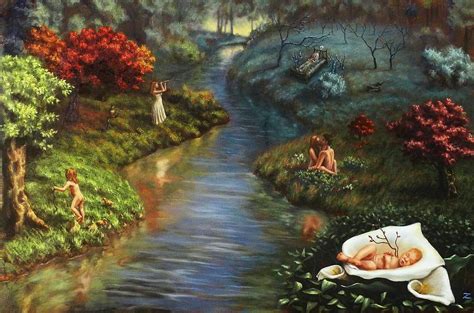 The River Of Life Painting By Zara Kand