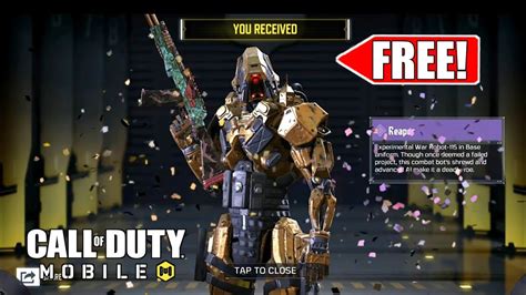 How To Get Free Reaper Character In Cod Mobile Youtube