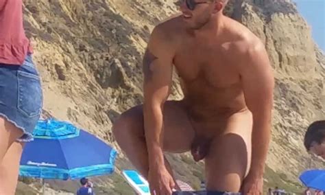 A Real Straight Stud Caught Over The Beach Spycamfromguys Hidden Cams Spying On Men