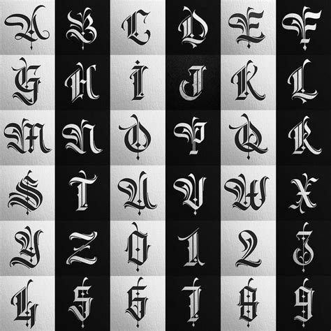 Lettering Fonts Design Tattoo Lettering Alphabet Calligraphy Fonts