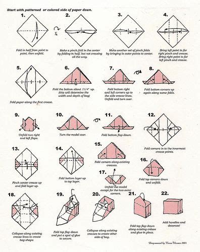 Origami Purse Folding Instructions