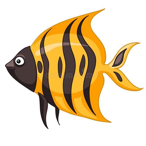 Cartoon Character Fish Stock Vector Illustration Of Smiling 22967157