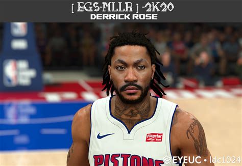 Derrick Rose Hd Face And Body Model By Egs Mllr For 2k20