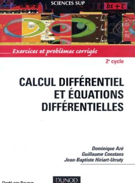 Banque Qui Pratique Le Calcul Différentiel - Livre : Calcul différentiel des équations différentielles « Livres