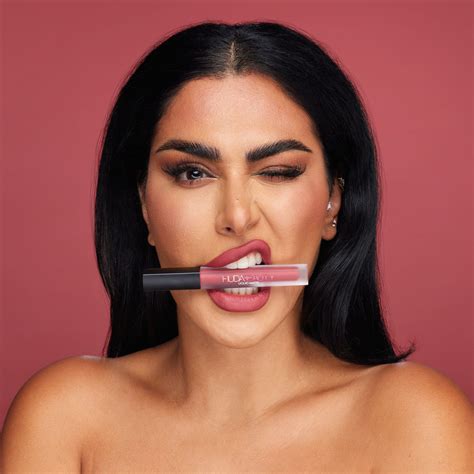 Huda Beauty Matte Lipstick Matte Liquid Lipstick Huda Kattan Hair Straightener Celebrities