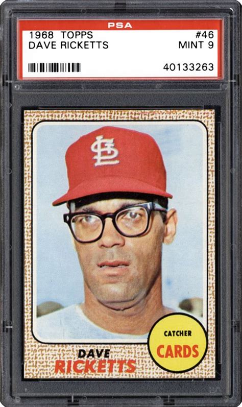 1968 Topps Dave Ricketts Psa Cardfacts®