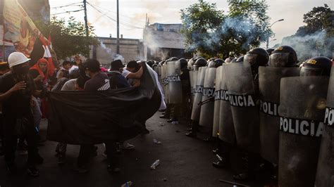 Protestas En Perú Los Manifestantes Llegan A Lima The New York Times