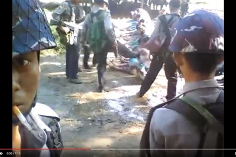 Myanmar Detains Policemen Over Rohingya Abuse Video Rohingya News Al Jazeera