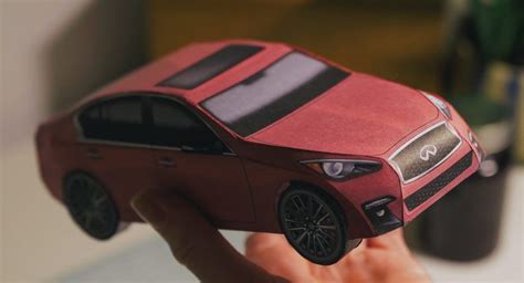 Build Your Own Infiniti At Home From Paper With The ‘carigami