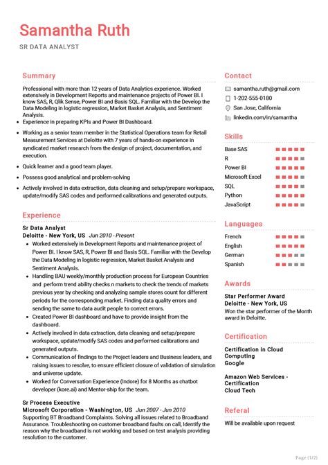This makes sense when you consider the number of variables when creating a resume. Senior Data Analyst Resume Example | CV Sample 2020 - ResumeKraft
