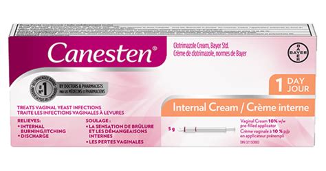 1 Day Cream Yeast Infection Treatment Canesten Canada