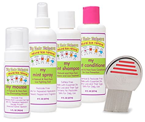 My Hair Helpers Head Lice Removal And Prevention Kit Medical Supply