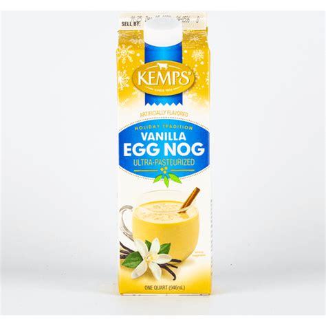 Kemps Egg Nog Vanilla Flavored Milk Festival Foods Shopping