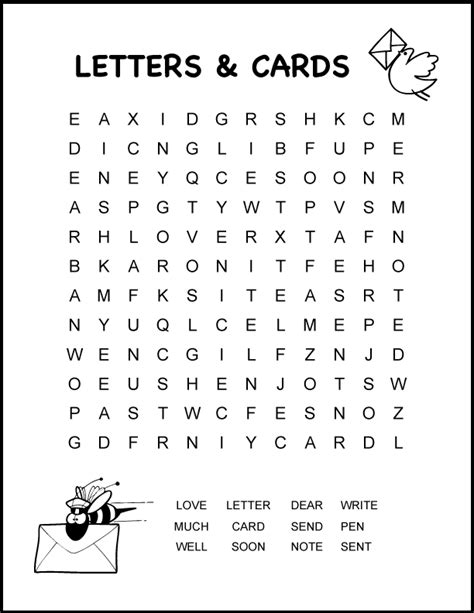 Free Printable Word Searches For 2nd Graders Word Search Printable